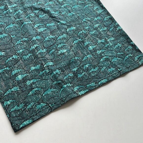 Crazy Shirts Firm Cotton Waves Hawaiian Polo Mens L - Picture 5 of 10